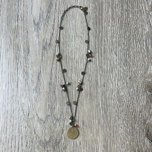 Liz Paiacios 18” Peace sign necklace